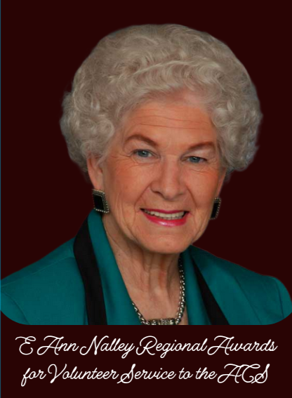 E Ann Balley Regional Award for Volunteer Service to the ACS